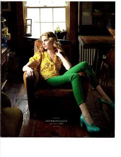 Anthropologie Catalog July 2011 Fashion Shoes Home  