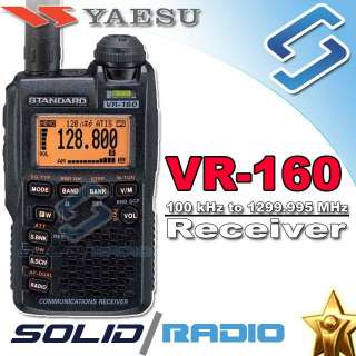 Yaesu VR 160 AM/FM/WFM Communications Receiver VR160  