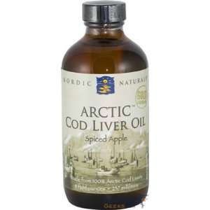  Nordic Naturals Arctic Cod Liver Oil   Spiced Apple, 8 