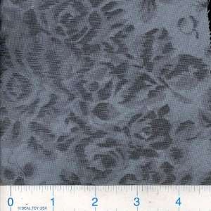  45 Wide Rambling Rose Shadow Blue Fabric By The Yard 