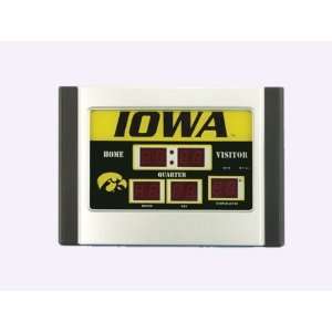   University of Iowa Hawkeyes Alarm Clock Scoreboard