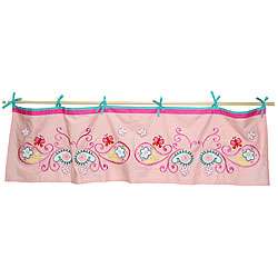 Tadpoles Butterfly Paisley Tie top Valance  