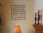   Sweet Determine Vinyl wall quotes saying words lettering decals