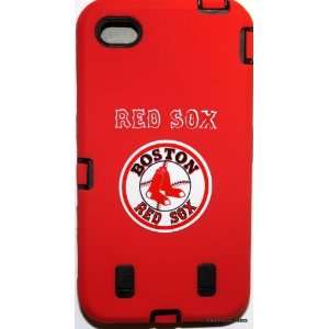  Licensed Boston Red Sox (RED) Apple iPhone 4 4S Hard 