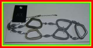   SOPHISTICATED GRAY/SILVER CHAIN NECKLACE WOMENS/LADIES   