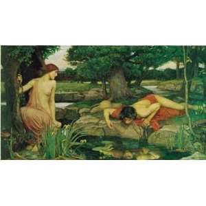 Echo And Narcissus    Print