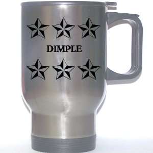   Gift   DIMPLE Stainless Steel Mug (black design) 