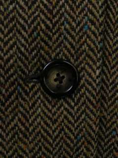 Talbots Tweed Blazer Brown 12P Italy Wool Perfect  