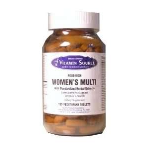  Vitamin Source Womens Multivitamin Vegetarian Tablets 