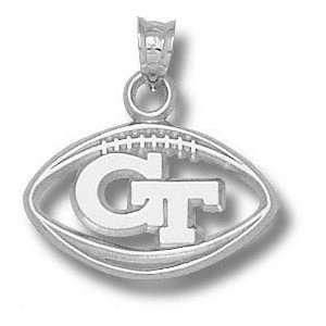  Georgia Tech Yellow Jackets Solid Sterling Silver GT 