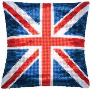  Queen Elizabeth II Diamond Jubilee Union Jack Cross Stitch 
