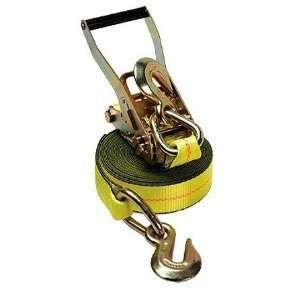 Pacific Cargo Control 26027 GH 2 x 27 Yellow Ratchet Strap w/ Grab 