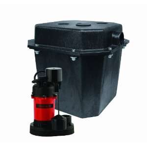   Water Removal System with Vertical Float Switch and Five Gallon Basin