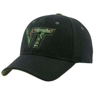 Top of the World Virginia Tech Hokies Black Gunner One Fit Hat  