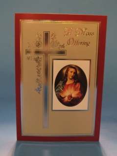 Catholic Mass Offering for the Deceased Dead Greeting Requiem Card NEW 
