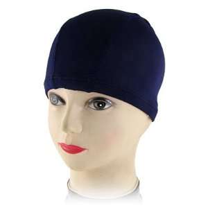  Como Women Man Stretchy Dome Shape Swimming Cap Hat Dark 