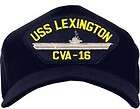 Baseball Cap Navy USS Lexington CVA 16 92535