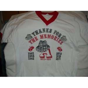   of Alabama Thanks for the Memories T Shirt 