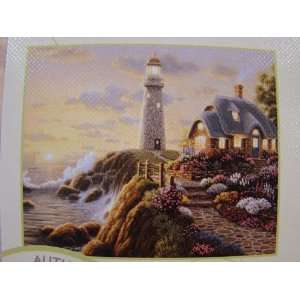  GALLERY SERIES AUTHENTIC WOOD PUZZLE Lighthouse Cottage 