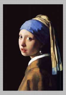 Cross Stitch Kit, Girl with Pearl Earring   15x21  