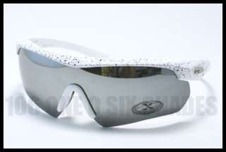 WRAP Around Sports Sunglasses Skiing Hiking BLUE Color  