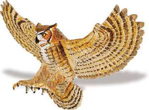 Great Horned Owl Authentic Hand Painted Replicas #264429  