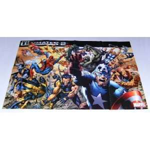  Ultimates 2 Marvel Universe Promo Poster X Men/Spider man/Avengers 