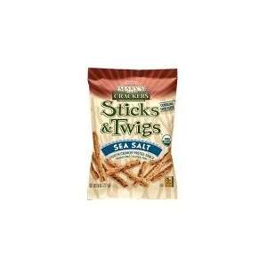 Marys Gone Crackers Sticks and Twigs Sea Salt 8oz. (Pack of 4)