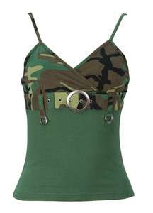 New Womens Woodland CAMO TANK TOP Clothing Hunting XS  