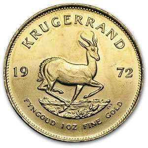  1972 1 oz Gold South African Krugerrand BU Everything 
