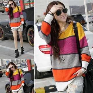 J91 Fashion Women Korea Pull Over Sweater Hoodies Outwear Coat ~Blue 