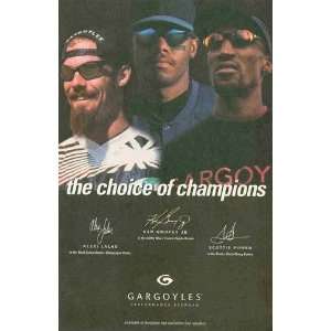  Gargoyles Sunglasses The Choice of Champions Alexi Lalas 