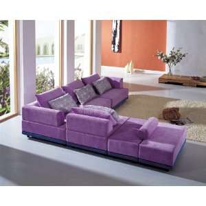 Microfiber Fabric Sectional Sofa Set   Merlin Fabric Sectional with 