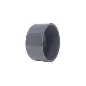  PLASTIC SUPPLY PVCCA04 End Cap,PVC,4 In.
