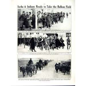  1916 WORLD WAR GENERAL MAHON SALONIKA SERBIAN SOLDIERS 