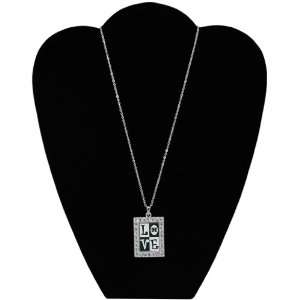  NCAA Hawaii Warriors Square Love Necklace Sports 