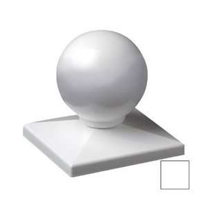  POST CAP, White Ball 4
