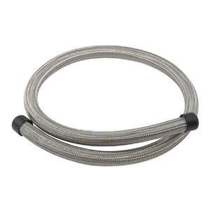   Stainless Steel Braided Hose 4 Feet Uses 12AN Fitting Automotive