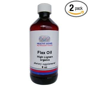  Healthy Aging Nutraceuticals Flax Oil High Lignan Organic 