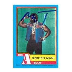  Mr. T autographed trading card The A Team(ip) Sports 
