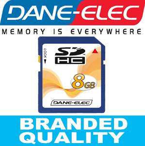8GB SD SDHC MEMORY CARD FOR VIVITAR DVR 410 DVR 508  