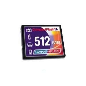  Dane elec Compact Flash 512MB Memory Card