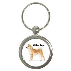  Shiba Inu Key Chain (Round)