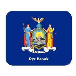    US State Flag   Rye Brook, New York (NY) Mouse Pad 