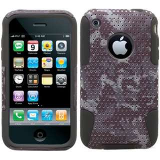   iPhone 3G/3GS Brown Digital Camouflage Hybrid Hard Case Silicone Cover