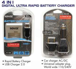 Battery Charger USB AC/DC FOR PANASONIC VW VBG130 260 SDR H40 H200 H18 