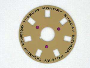DAY DISC FOR ROLEX WATCH PRESIDENT CHAMPGNE 3055 PART  