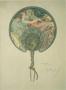 Official Alphonse Alfons Mucha NEW 2012 Calendar Art Nouveau Deco 