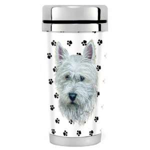  West Highland Terrier Dog  16oz Travel Mug Stainless 