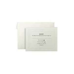  Reply Cards, 4 1/4x5 1/2, 40 Cards/40 Envelopes, Ivory 